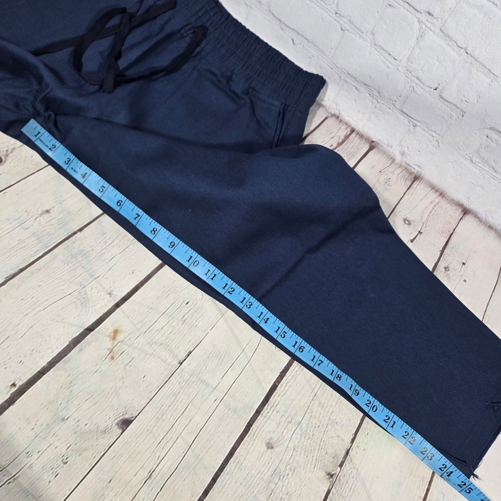 AREA STARS Navy‎ Blue Cotton Drawstring Waist Casual Pants Womens Size S - Picture 9 of 10